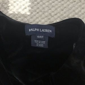 Ralph Lauren velvet dress